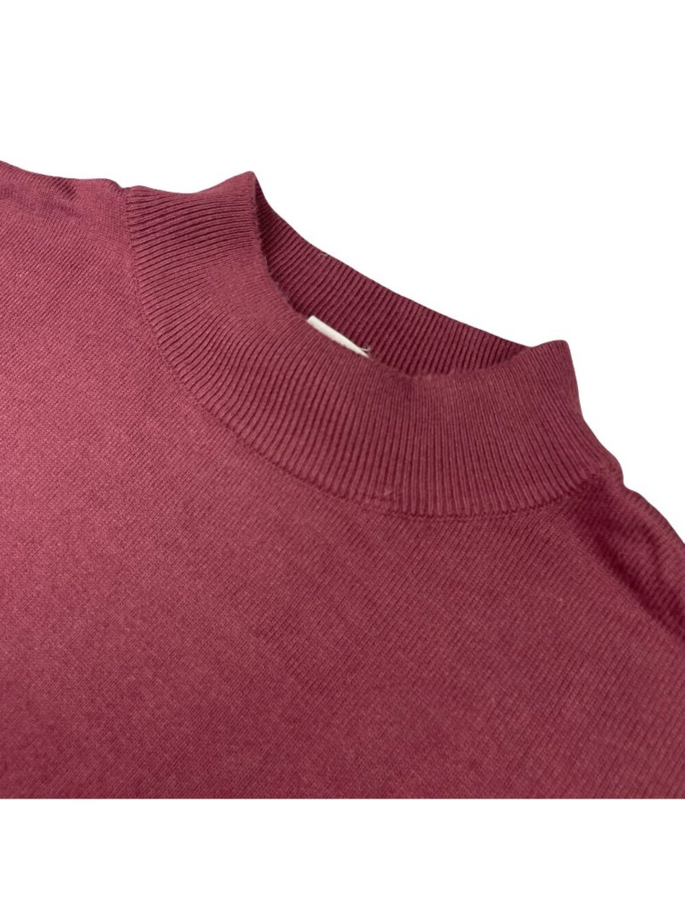 Hickey Freeman Sport Men’s Cotton/Modal Pullover Sweater Burgundy • Italy • XL